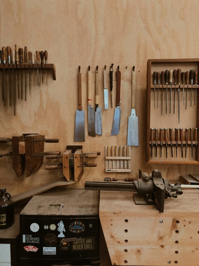 Vintage Woodworking Carpenter Insurance