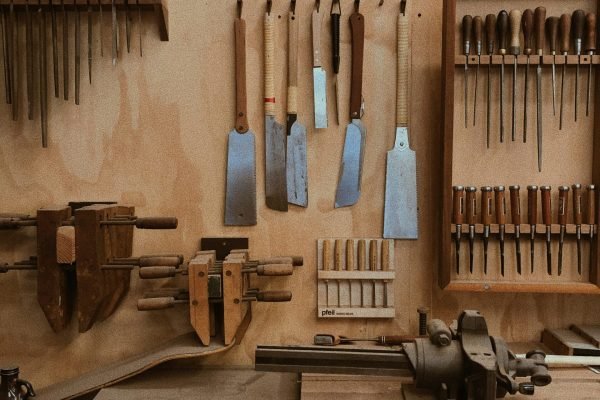 Vintage Woodworking Carpenter Insurance